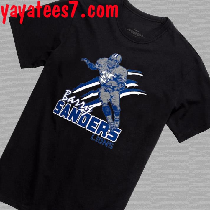 Detroit Lions Barry Sanders Homeage Shirt