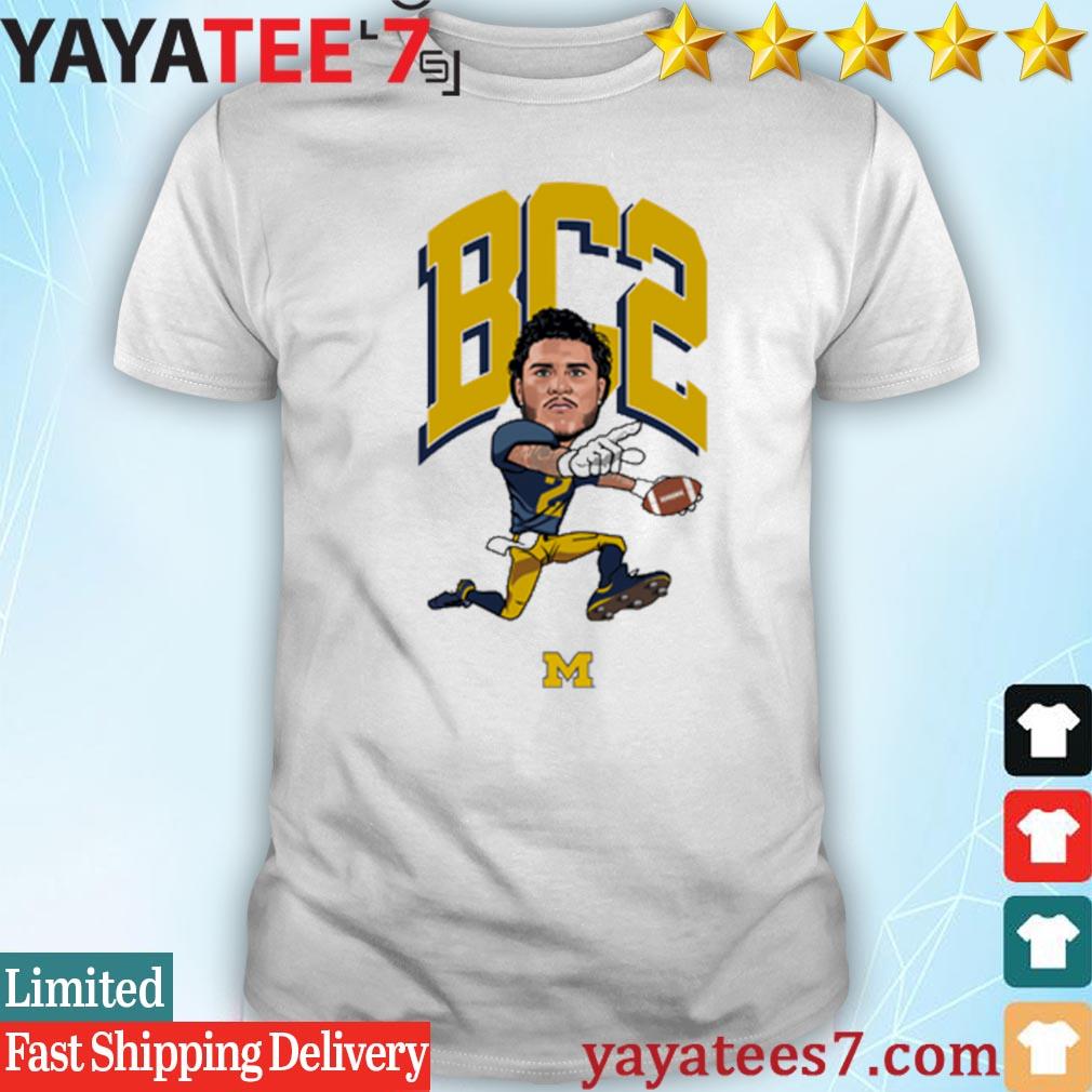 BC2 University of Michigan Football Blake Corum Caricature Shirt