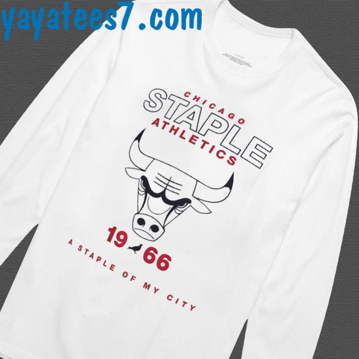 Men's NBA x Staple White Chicago Bulls Home Team T-Shirt