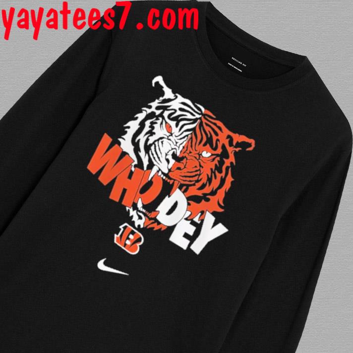 Nike Logo Cincinnati Bengals Shirt - High-Quality Printed Brand