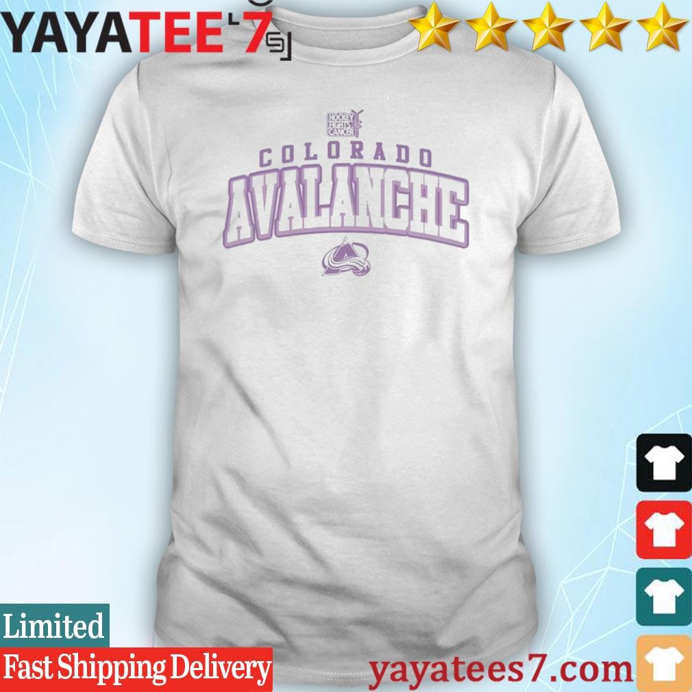 Official Colorado Avalanche Levelwear Hockey Fights Cancer Richmond T-shirt,  hoodie, sweater, long sleeve and tank top