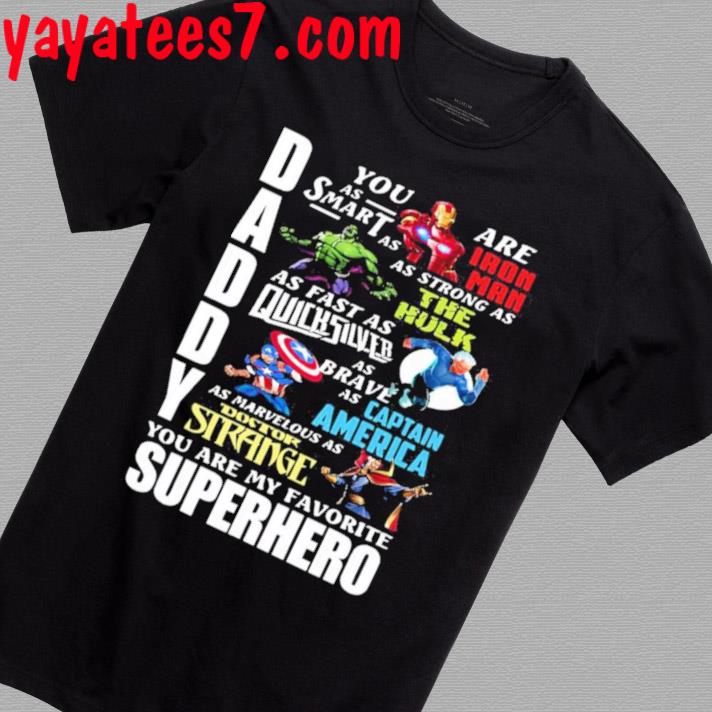 Daddy Superhero Shirt, Thor, Avengers Shirt, Marvelous Dad Shirt