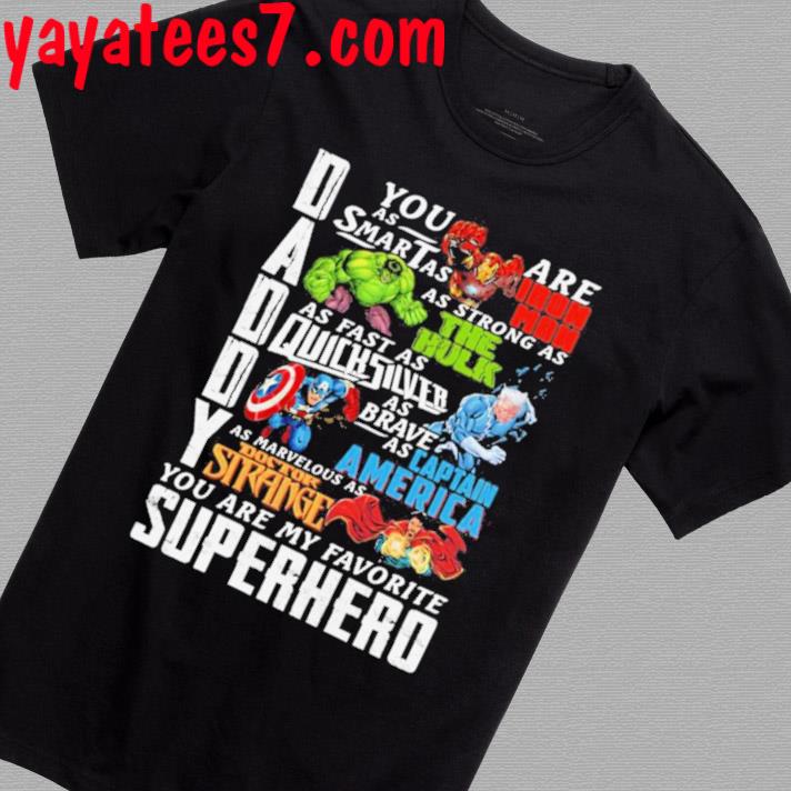 Daddy Superhero T-Shirt, Father’s Day Thor Avengers Shirt