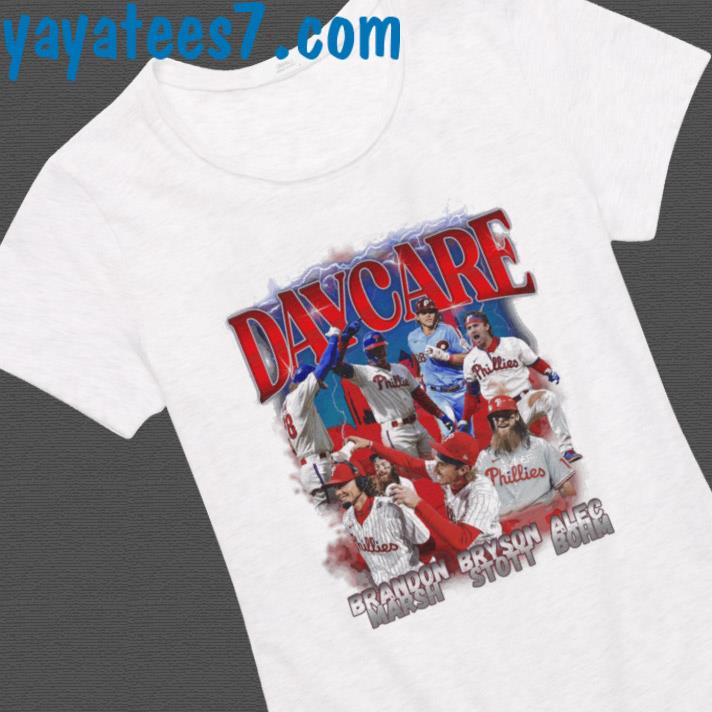 Daycare Philadelphia Baseball Bryson Stott Alec Bohm Brandon Marsh Vintage  90s Phillies Bootleg Shirt, hoodie, sweater, long sleeve and tank top