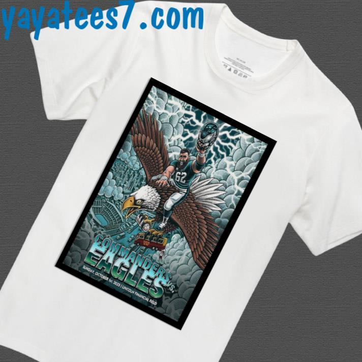 Eagles vs Commanders October 1, 2023 Lincoln Financial Field Poster Shirt