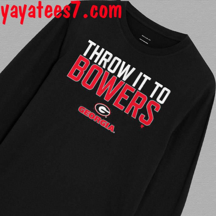 Georgia Bulldogs Throw It To Brock Bowers T-shirt,Sweater, Hoodie