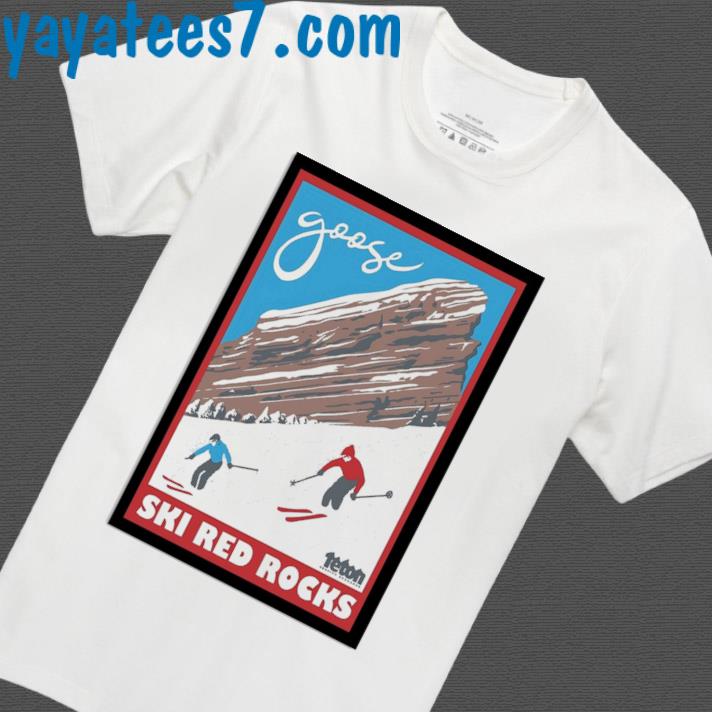 Goose x TGR Ski Red Rocks 2023 Poster Shirt