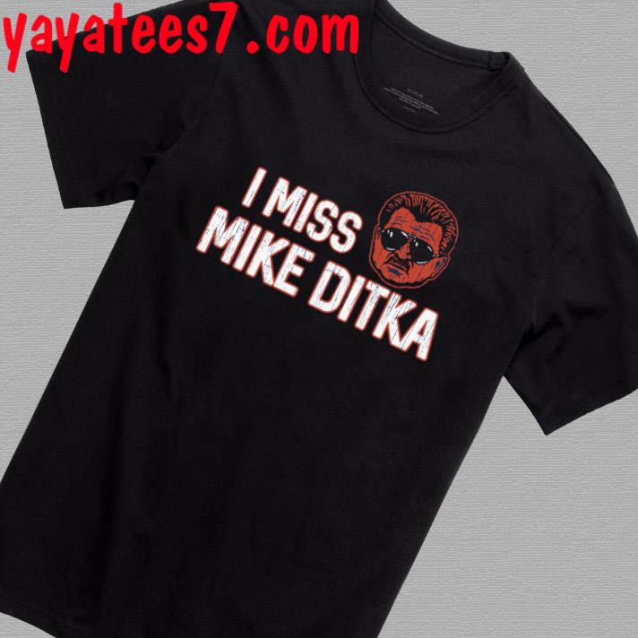 Smack Apparel I Miss Mike Ditka Shirt for Chicago Football Fans | Chicago Football T-Shirt Short Sleeve / Small / Navy