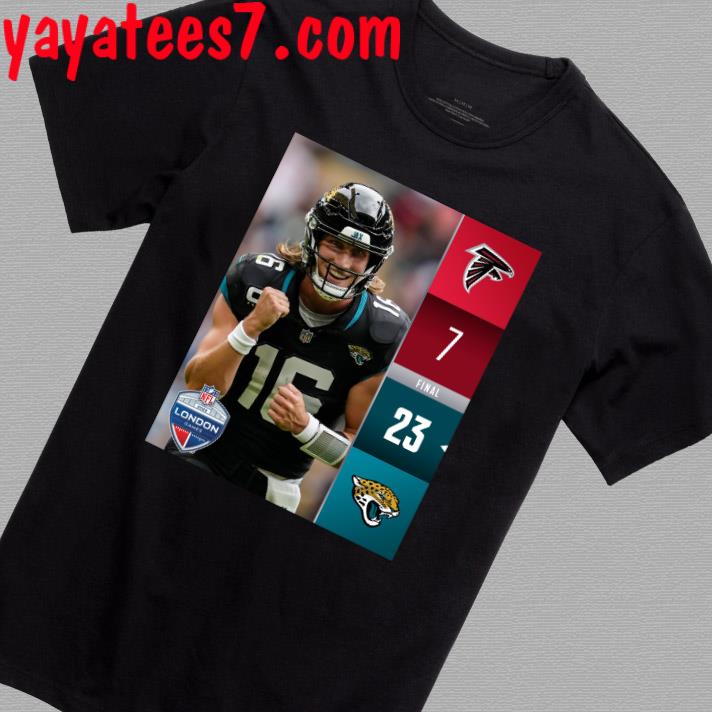 Official jacksonville Jaguars 23 7 Atlanta Falcons 2023 London Game Final  Score Shirt, hoodie, sweater, long sleeve and tank top