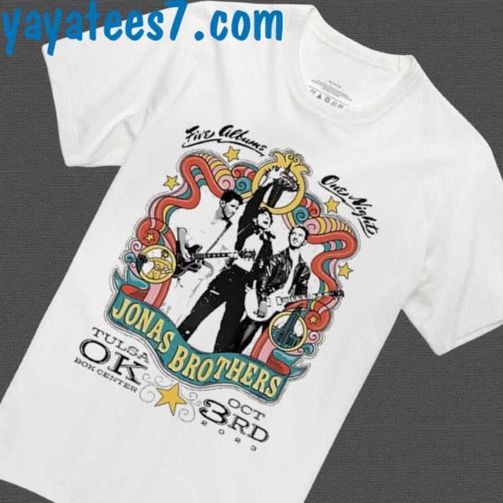 Jonas Brothers Bok Center Tulsa OK Oct 3 2023 Event Shirt