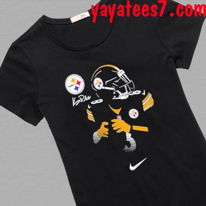 Kenny Pickett Pittsburgh Steelers Men's Black Name & Number Logo T-Shirt 