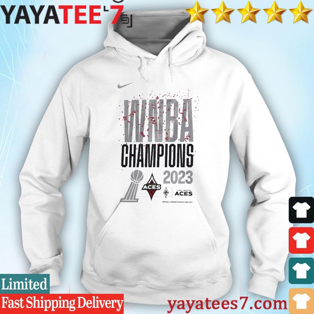 Official las Vegas Aces Nike Youth 2023 WNBA Finals Champions Authentic  Parade T-Shirt, hoodie, sweater, long sleeve and tank top