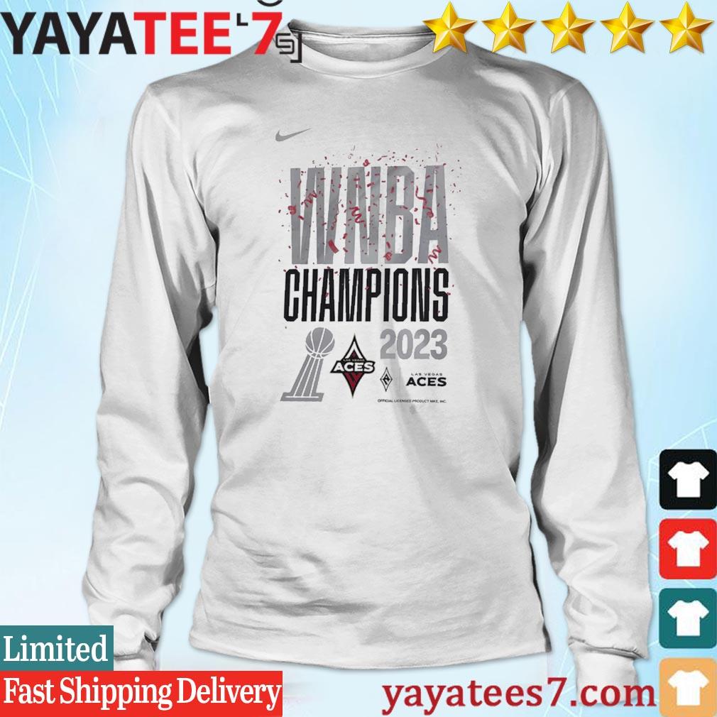 Official las Vegas Aces Nike Youth 2023 WNBA Finals Champions Authentic  Parade T-Shirt, hoodie, sweater, long sleeve and tank top