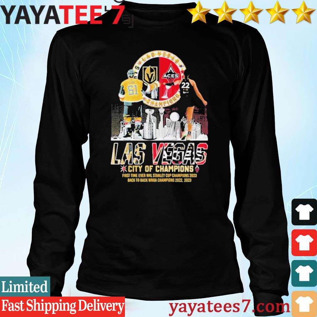 Las Vegas City Of Champions Stanley Cup And WNBA Champions Shirt