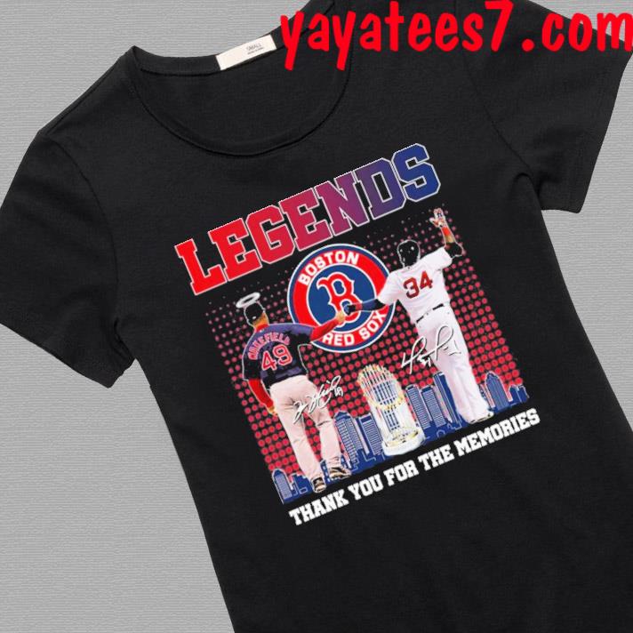 Official Legends Boston Red Sox Thank You For The Memories 2023 T-Shirt,  hoodie, sweater, long sleeve and tank top