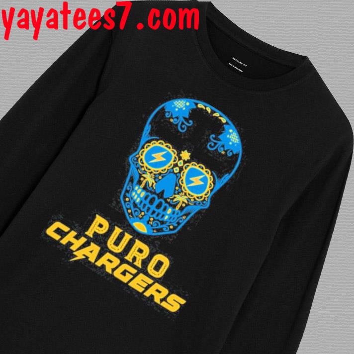 Los Angeles Chargers skull shirt, hoodie, sweater, long sleeve and tank top