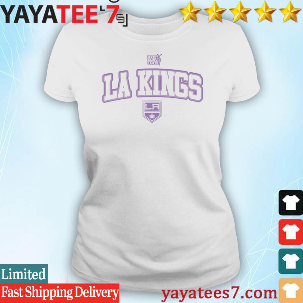 Level Wear Womens Los Angeles Kings Hockey Graphic T-Shirt, White