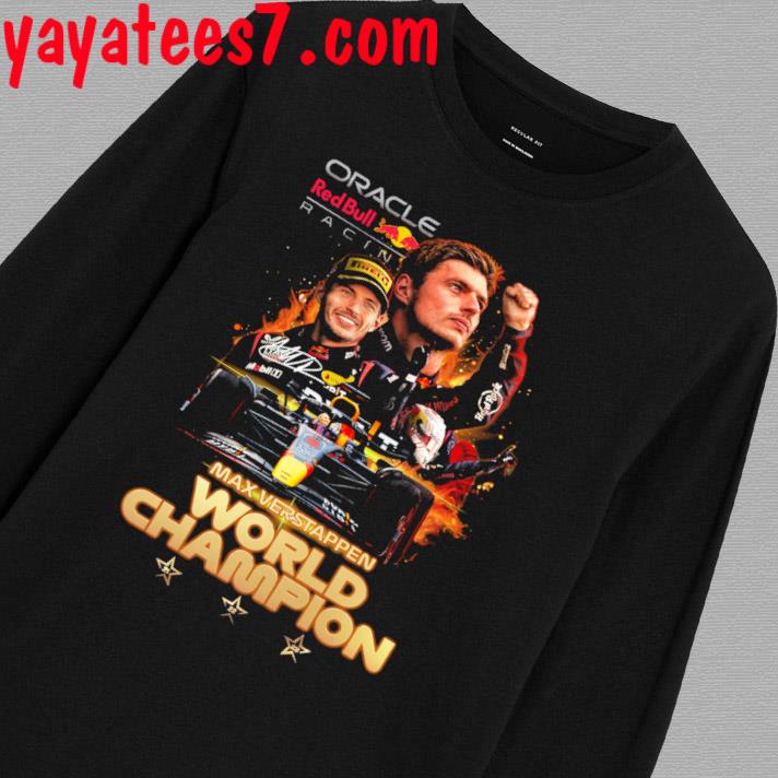 Max Verstappen Back To Back To Back 2023 World Champion T-shirt Sweatshirt  - Bluecat