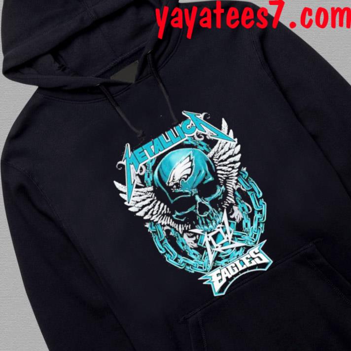 Skull Metallica Philadelphia Eagles T-Shirt, hoodie, sweater, long sleeve  and tank top