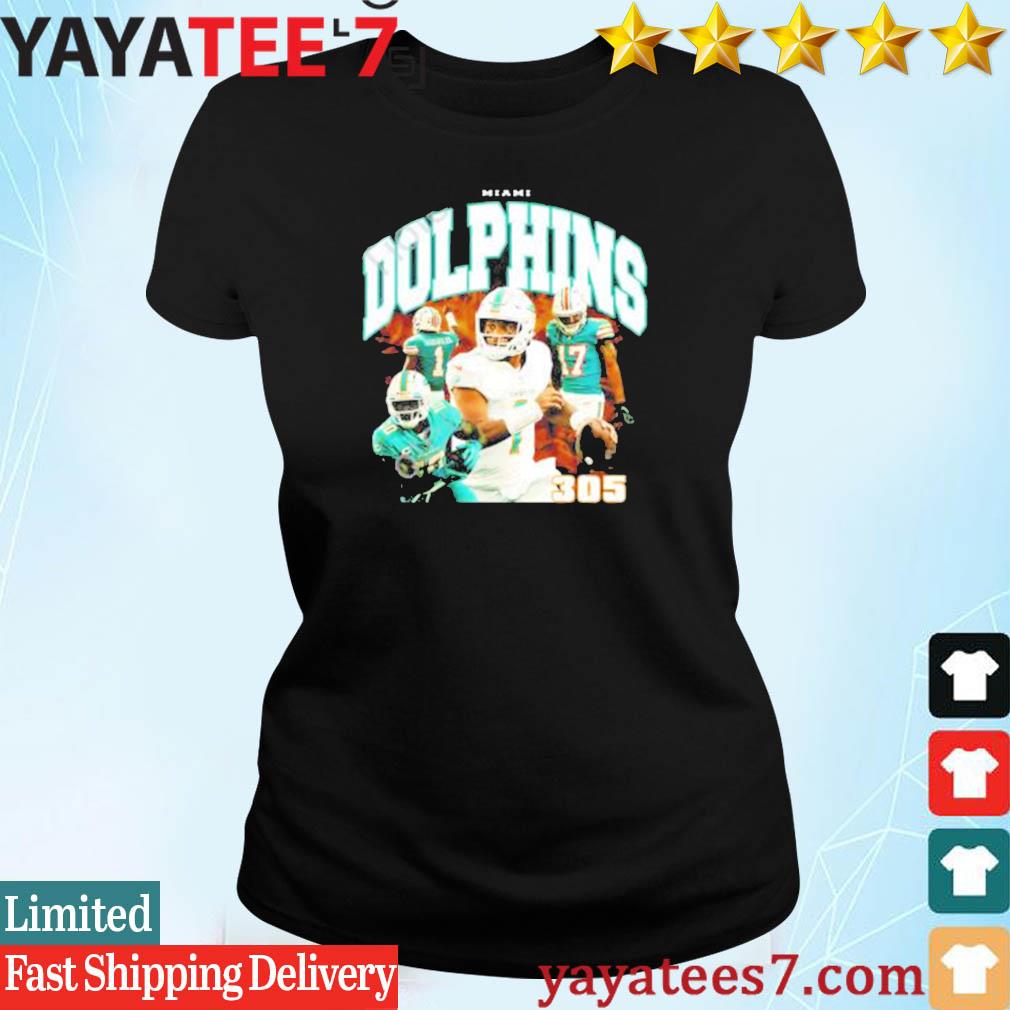 305 T-Shirt Miami Dolphins - Ellieshirt