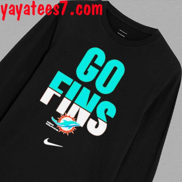 Miami Dolphins go Fins logo 2023 T-shirt, hoodie, sweater, long sleeve and  tank top