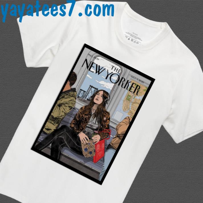 Nicole Rifkin The New Yorker On the M Train Oct 9, 2023 Poster Shirt