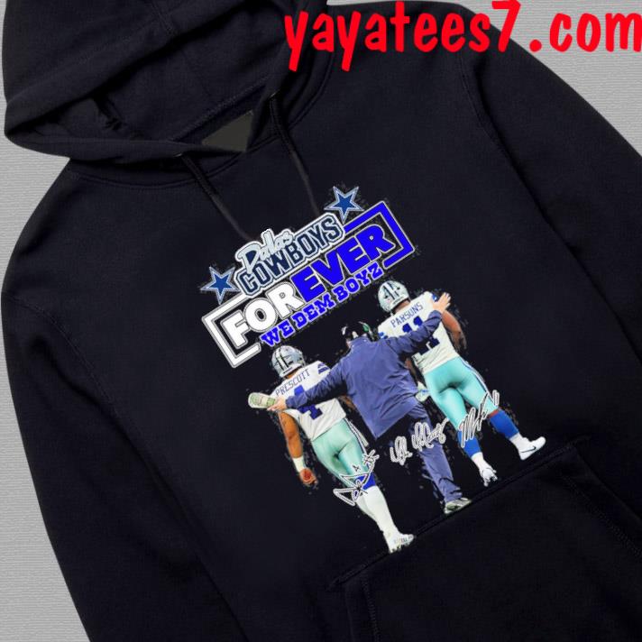 Dallas Cowboys forever we dem boyz Prescott Parsons signatures photo design  t-shirt, hoodie, sweater, long sleeve and tank top