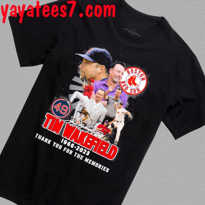 Official Tim Wakefield 49 Boston Red Sox 1966 2023 Memories Premium Shirt