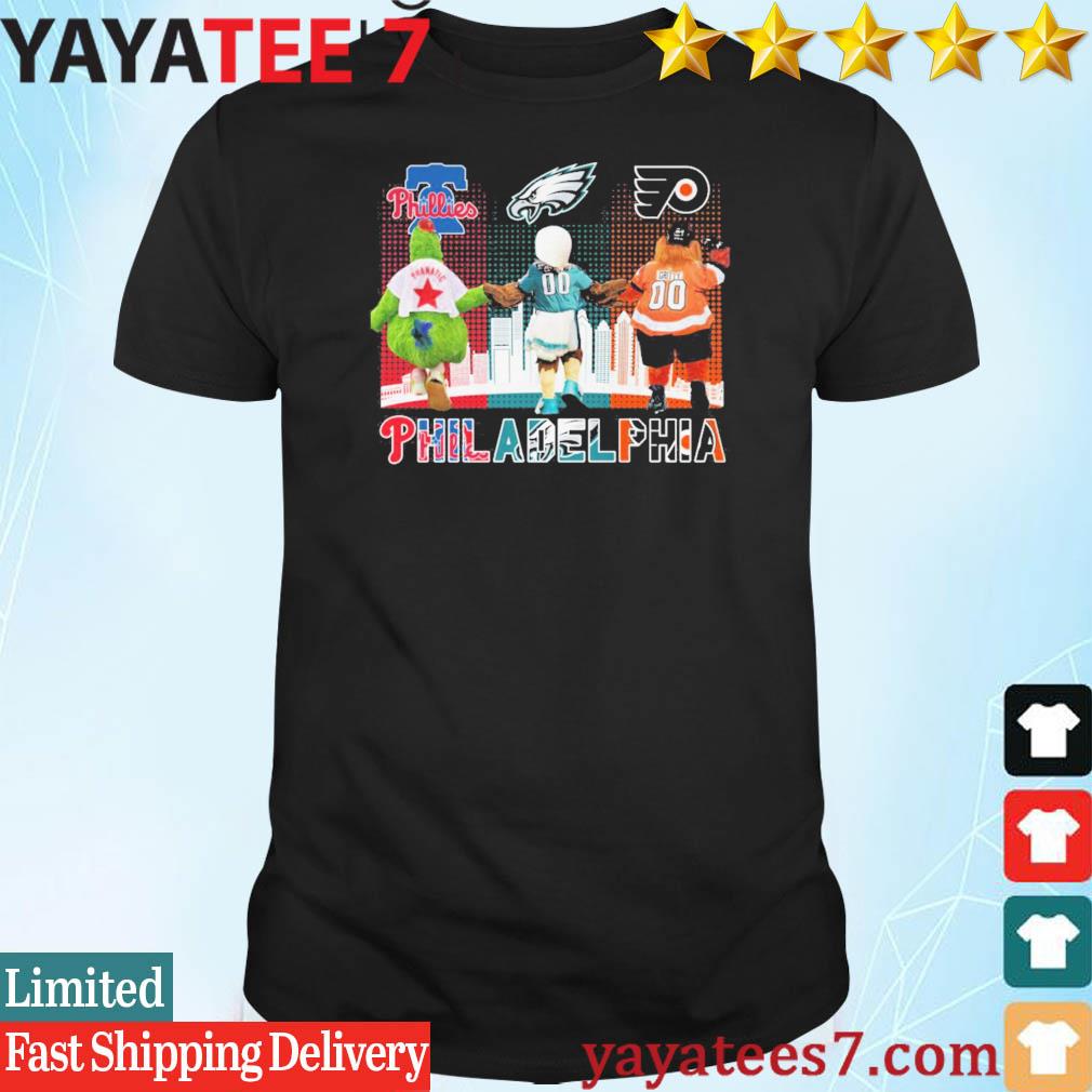 Philadelphia City Sports Teams Mascot Philadelphia Phillies, Eagles And  Flyers 2023 Shirt, hoodie, sweater, long sleeve and tank top