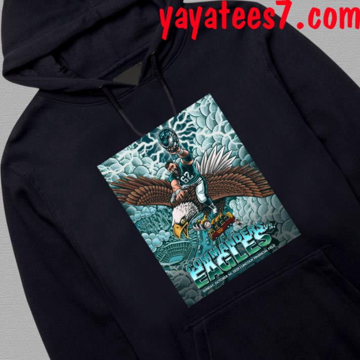 Commanders vs eagles october 1st 2023 poster shirt, hoodie