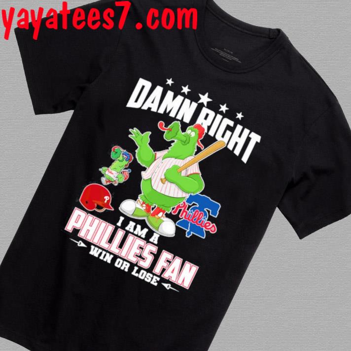 Philadelphia Phillies Phanatic T-Shirt from Homage. | Red | Vintage Apparel from Homage.