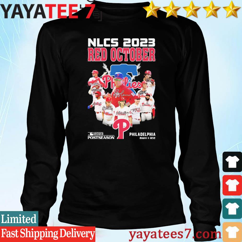 Nlcs 2023 Red October 2023 Postseason Philadelphia Phillies Shirt