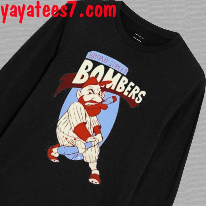 Broad Street Bombers Philadelphia Phillies Paint The Black T-shirt