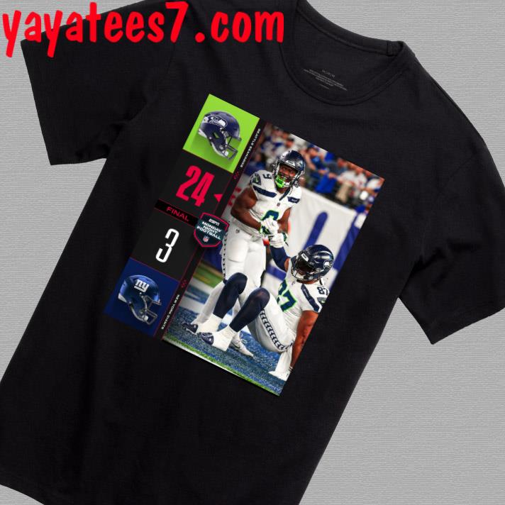 Seattle Seahawks 24 3 New York Giants 2023 Gameday Final Score Shirt,  hoodie, sweater, long sleeve and tank top