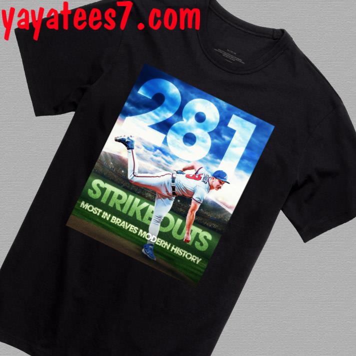 Spencer Strider 281 Strikeouts Most In Braves Modern History Shirt