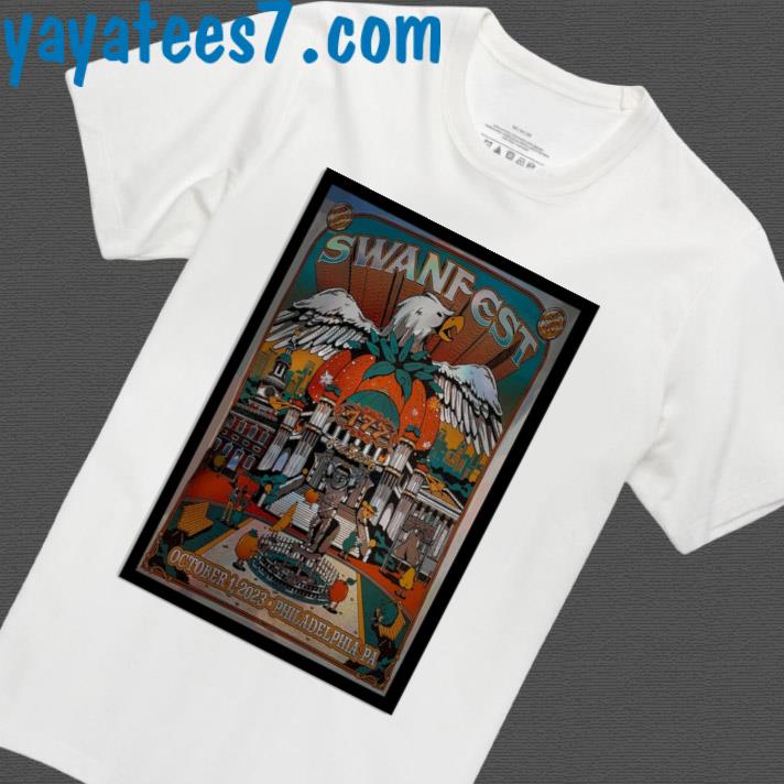 SwanFest The Skyline Stage October 1, 2023 Philadelphia Poster Shirt