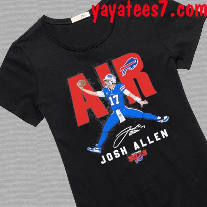 Air Buffalo Bills Josh Allen Signature T Shirt - Limotees