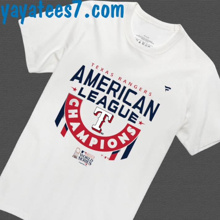 Texas Rangers 2023 World Series American League Champions Locker Room shirt  - Teecheaps