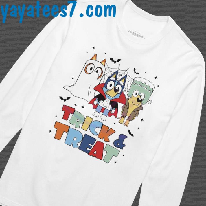 Bluey Trick Or Treat Halloween Friends, Bluey Family Halloween Shirt,  hoodie, sweater, long sleeve and tank top