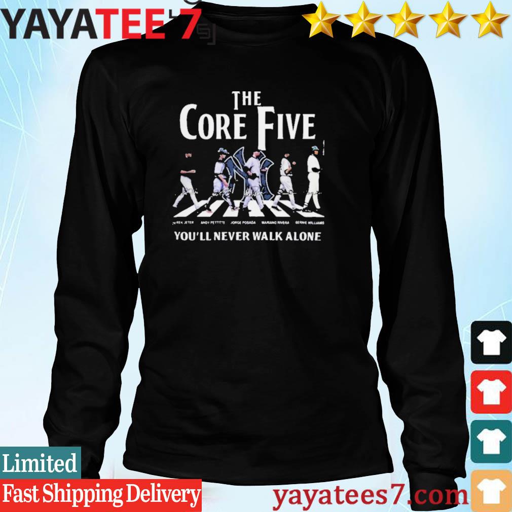 The Core Five New York Yankees You'll Never Walk Alone Signatures