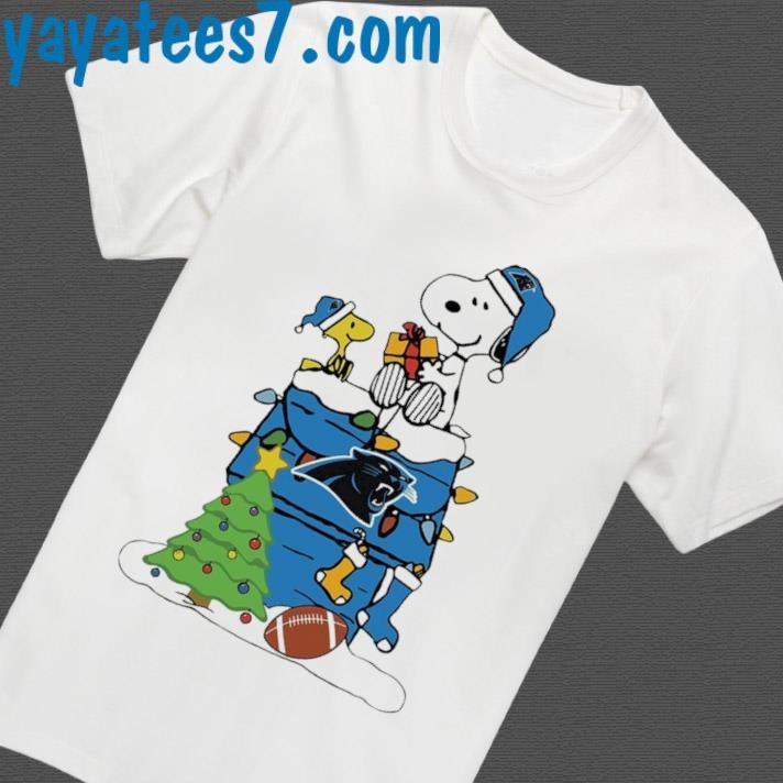 Carolina Panthers Santa Snoopy Merry Christmas Sweatshirt