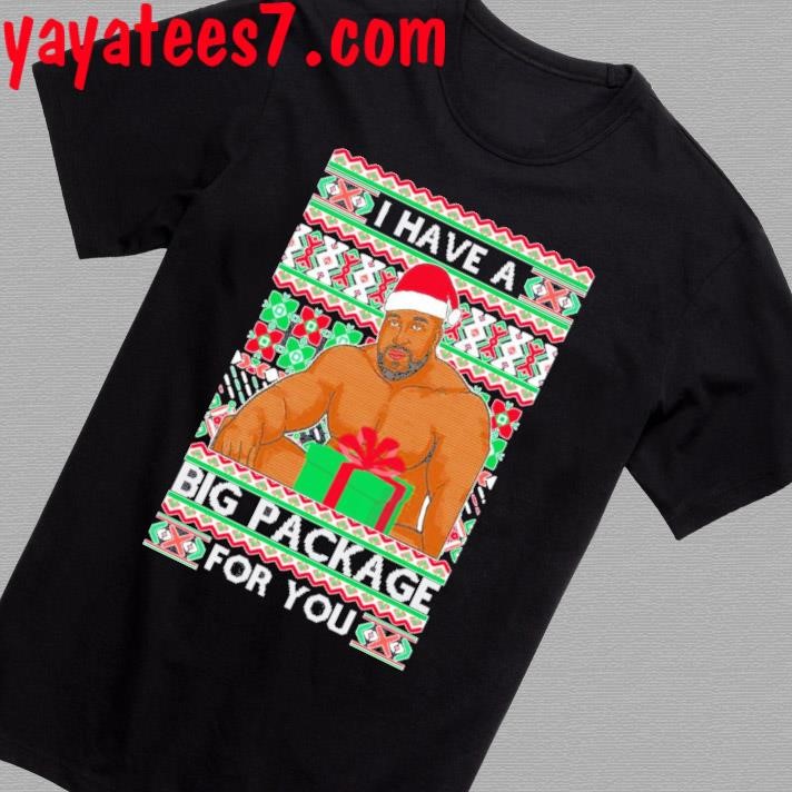 I have a Big Package Meme Barry Wood Tacky Christmas Sweater