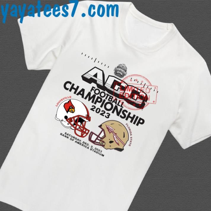 Atlantic Coast Conference Football Championship 2023 University Of  Louisville vs Florida State University Shirt - Limotees