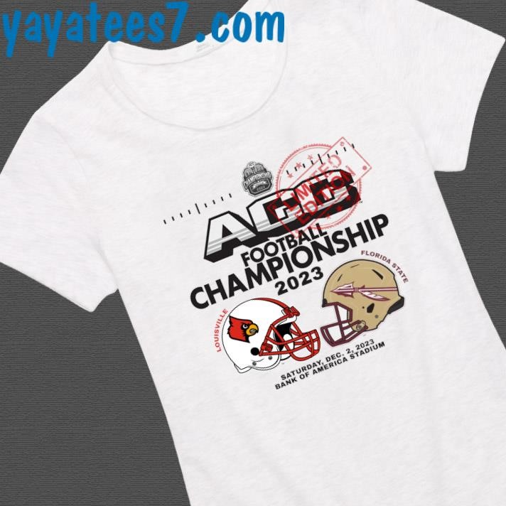Atlantic Coast Conference Football Championship 2023 University Of  Louisville vs Florida State University Shirt - Limotees
