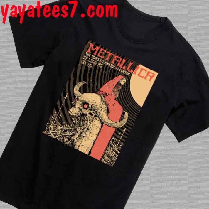 St. Louis, MO November 3, 2023 Metallica Tour Shirt, Custom prints store