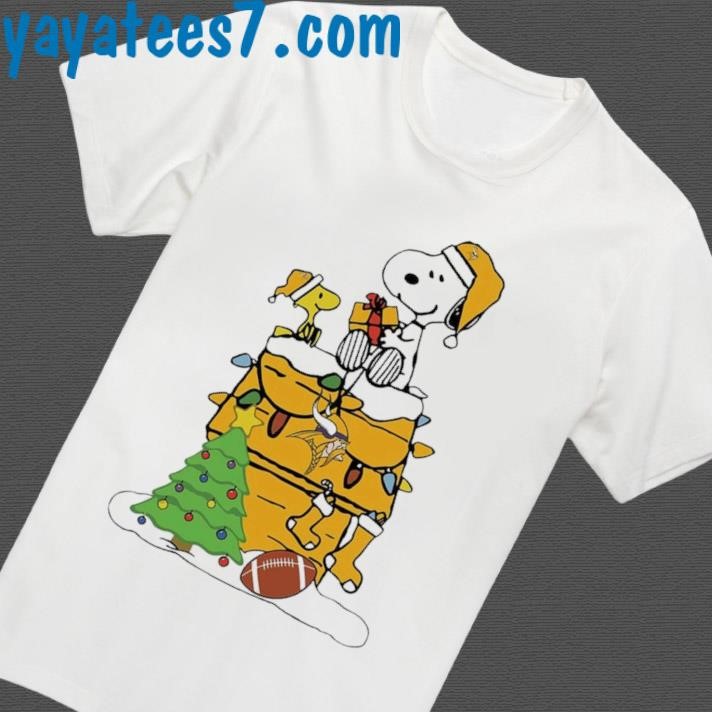 Minnesota Vikings Santa Snoopy Merry Christmas Sweatshirt