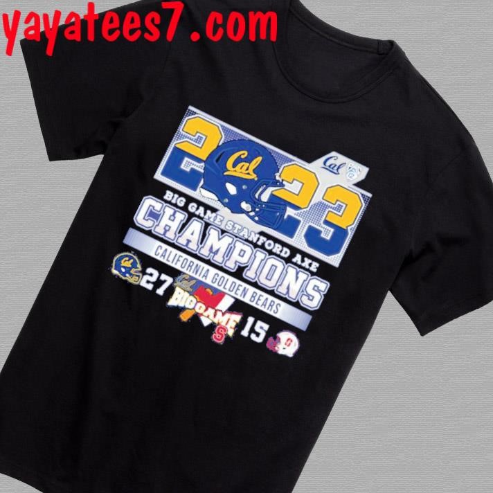 Official 2023 Big Game Stanford Axe Champions California Golden Bears 27 – 15 Ohio State T-Shirt