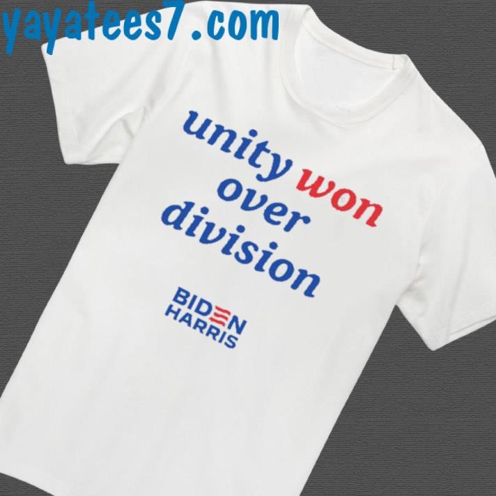 Official Candidly Tiff Unity Won Over Division Biden Harris Shirt
