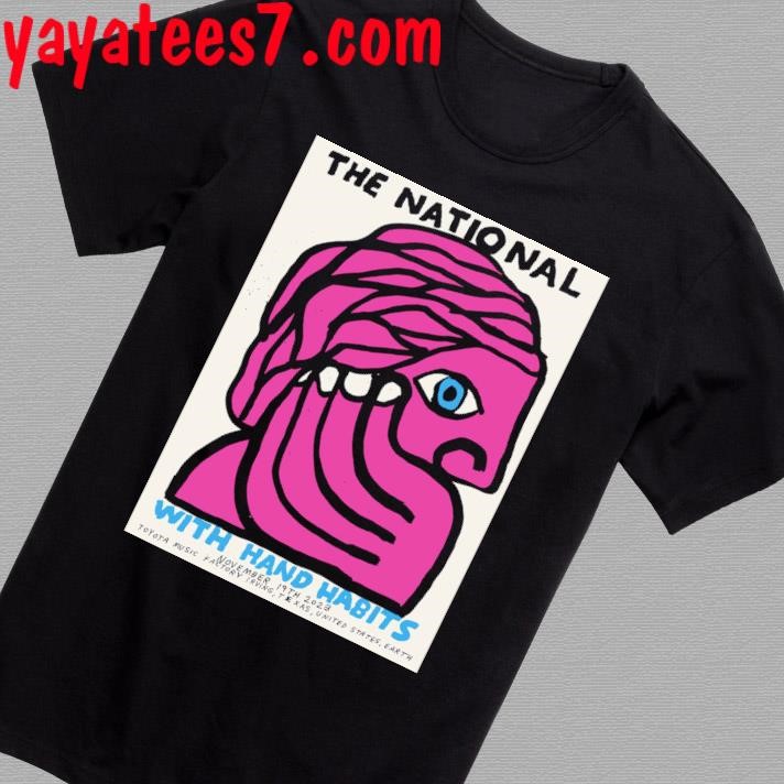 Official The National With Hand Habits Nov 19, 2023 Toyota Music Factory in Irving, TX Shirt