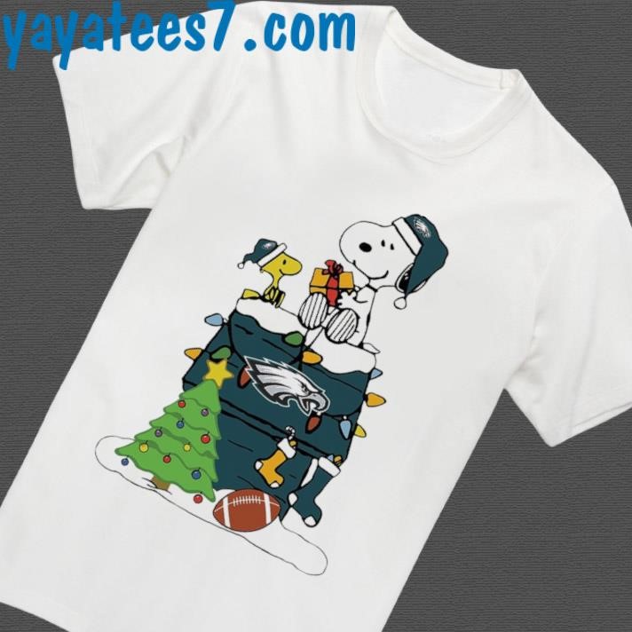 Philadelphia Eagles Santa Snoopy Merry Christmas Sweatshirt